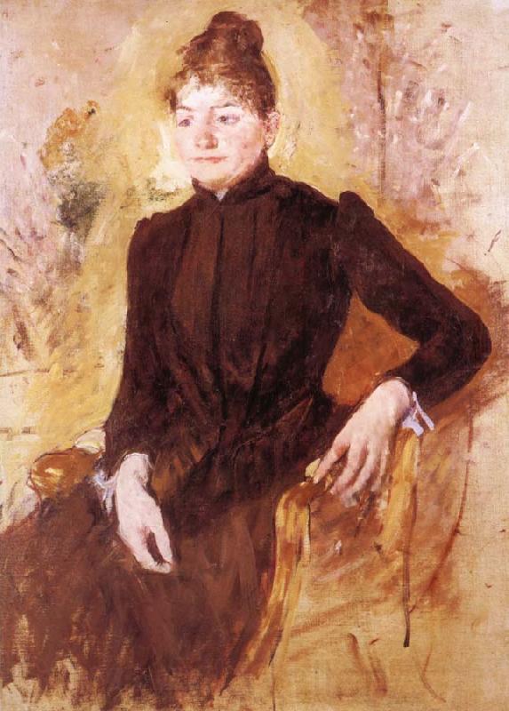 Mary Cassatt The woman in Black Germany oil painting art